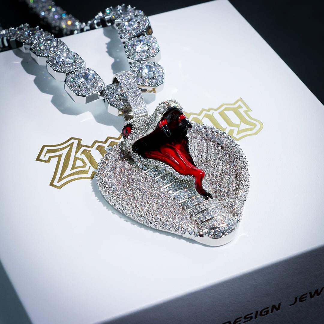 Iced Snake Pendant ZUU KING