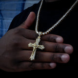 Jesus Baguette Cross Pendant ZUU KING