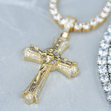 Jesus Baguette Cross Pendant ZUU KING