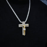 Jesus Crucifix Baguette Cross  Pendant ZUU KING