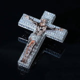 Jesus Crucifix Baguette Cross  Pendant ZUU KING