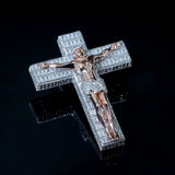 Jesus Crucifix Baguette Cross  Pendant ZUU KING