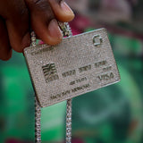 Visa Credit Card Bank Card Iced Pendant ZUU KING